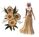 Woman flower