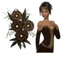 Woman flower