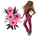 Woman flower