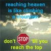 reaching heaven