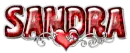 Sandra with Red Heart