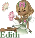 EDITH GREEN & PINK DOLL