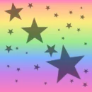 Rainbow stars background