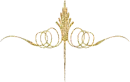 separador dorado 