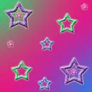 Colorful Glitter Star Background