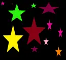 Multi Colored Stars