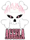 Girly Flame Skull -Aggela-