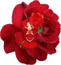Red Rose Doll