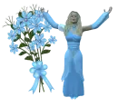 Woman flower