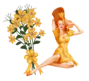 Woman flower