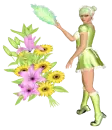 Woman flower
