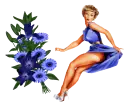 Woman flower