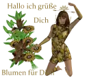 Woman Flowers