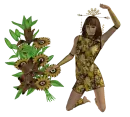 Woman Flowers