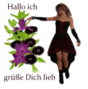Woman Flowers
