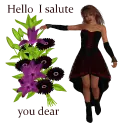 Woman Flowers