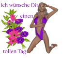 Woman with Flowers