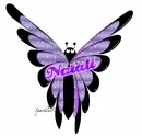purple butterfly - Natali