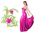 Woman with Flowers