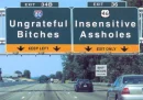 freeway sign
