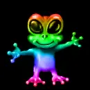 Rainbow alien