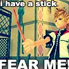 roxas has a stick