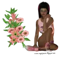 Woman with Flowers