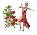 Woman with Flowers