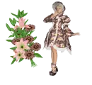 Woman with Flowers