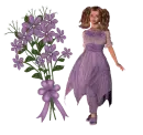 Woman with Flowers