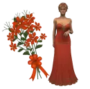 Woman with Flowers
