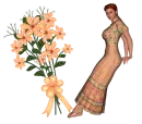 Woman with Flowers