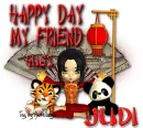 Happy day my friend-Judi