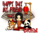 Happy day my friend-Bren