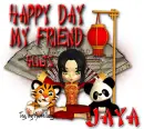Happy day my friend-Jaya