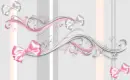 Silver + Pink Background
