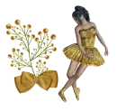 Woman stands to flower