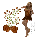 Woman stands to flower