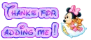Thanks For Adding Me!