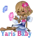 Yaris Baby blue & pink doll