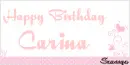 happy birthday carina