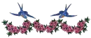 doves and flowers