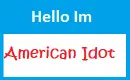 Green Day hello im