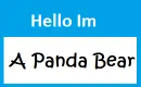 panda bear