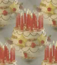 Pink Birthday cake - background