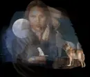 Indain & Wolves