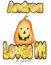 Pumpkin Andrea loves it