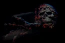 Ghostly skeleton