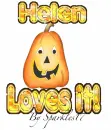 Pumpkin Helen loves it