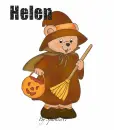 Halloween Bear - Helen